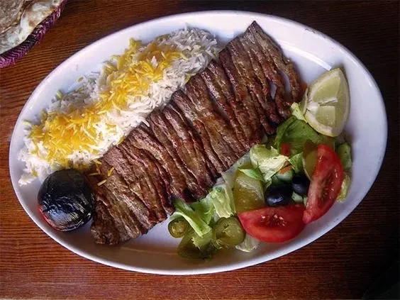 Gericht aus dem Restaurant Santoor